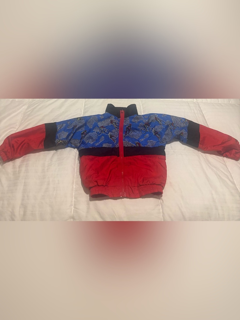 Kids Vintage Bicycle Full Zip Jacket Size 5